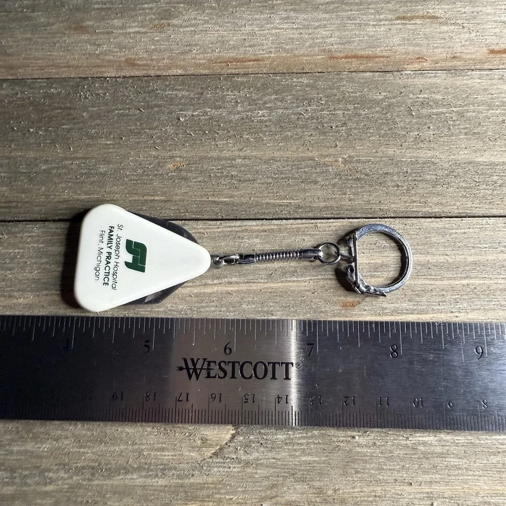 VTG St Joseph Hospital Flint MI Keychain Mini Folding Multi-tool Bottle Opener‎
